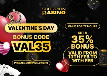 Viral Passive Income Casino Platform Offers Incredible Valentine’s Day Bonus Offer As Presale Approaches Conclusion – $4.1 Million Already Raised.