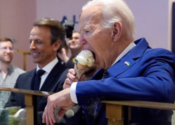 Biden on ice cream outing with Seth Meyers says he hopes for Gaza ceasefire by ‘end of the weekend’