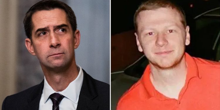 Sen. Cotton probes DOD how US airman who lit himself on fire was ‘allowed to serve on active duty’