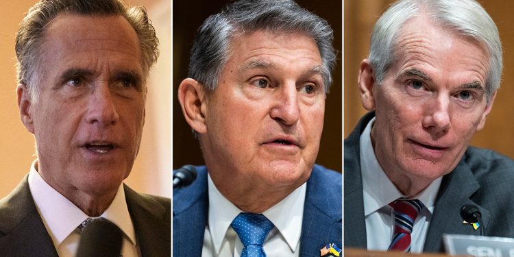 Joe Manchin suggests Mitt Romney, Rob Portman as potential running mates as he flirts with third-party ticket