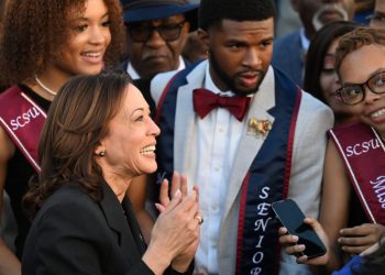Harris steps up her role as ambassador to voters shaky on Biden