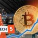 Tech 5: Bitcoin Price Hits New Record, Apple Fined by EU, Novo Nordisk Shares Jump