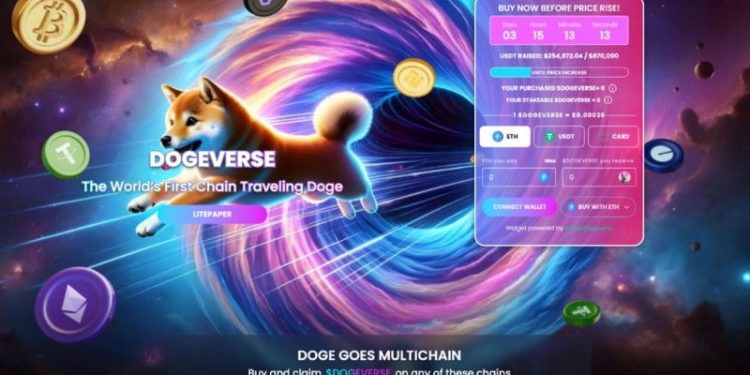 New Crypto Presale Dogeverse Raises $250,000 in Minutes, Will This Multi-Chain Meme Coin Explode?