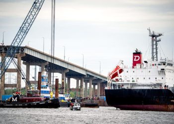 New deep-water channel allows first ship to pass Key Bridge wreckage in Baltimore