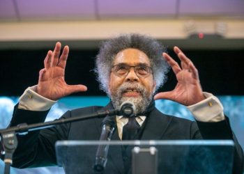 Cornel West, focusing on Gaza, has harsh critiques for opponents, former allies