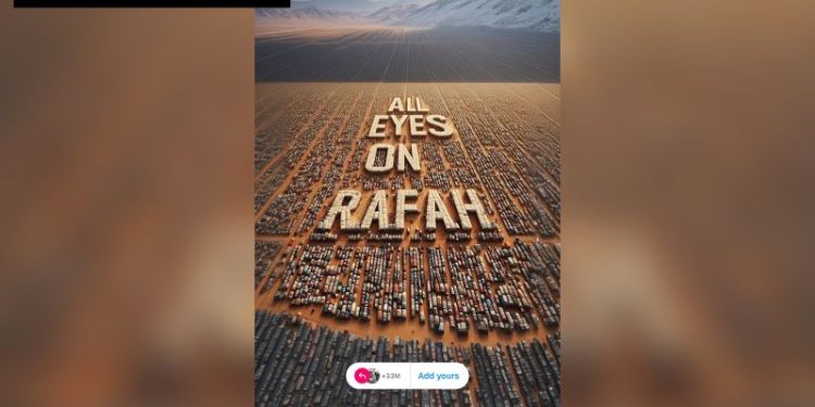 How a likely AI-generated image of Gaza took over the internet