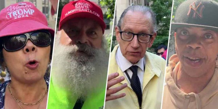 Conservatives unload on ‘political’ NYC prosecution of Trump outside courtroom: ‘Damaging to the country’