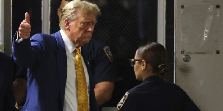 Trump defense suggests he was shakedown target, not hush money schemer