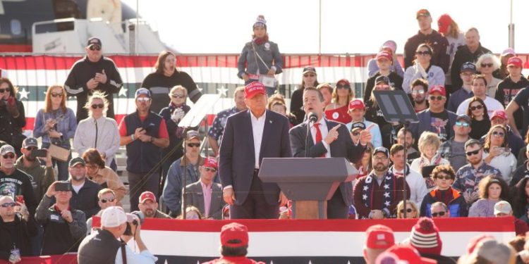 In top races, Republicans try to stay quiet on Trump’s false 2020 claims