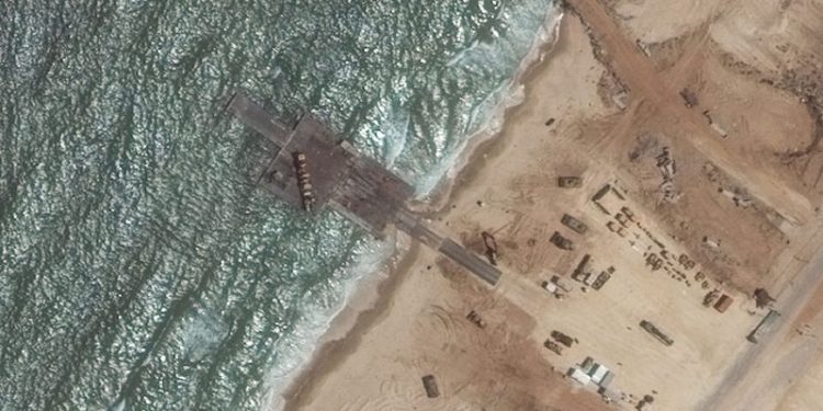 Gaza pier suspension another blow to troubled U.S. aid mission