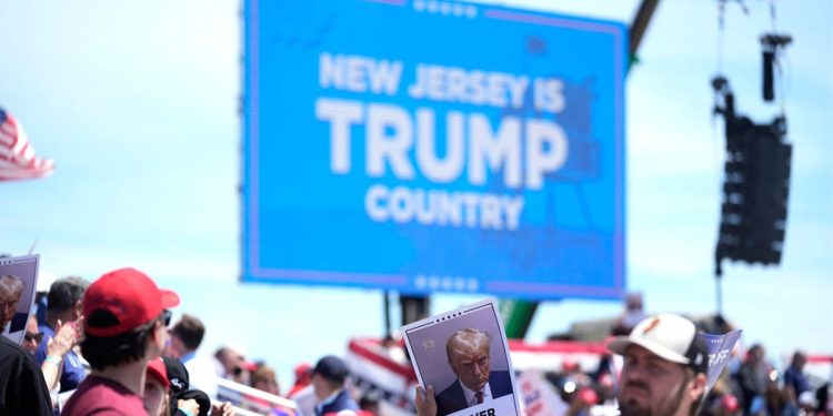 Trump supporters flock to massive New Jersey campaign rally to hear former president speak amid ongoing trials
