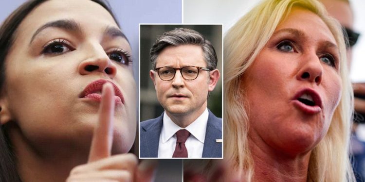 Speaker Johnson pushes ‘decorum’ after AOC, Marjorie Taylor Greene duel in heated House hearing