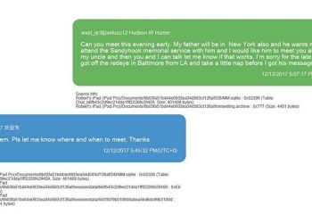 New text message allegedly reveals Hunter Biden proposed meeting for dad, uncle and Chinese exec in NYC