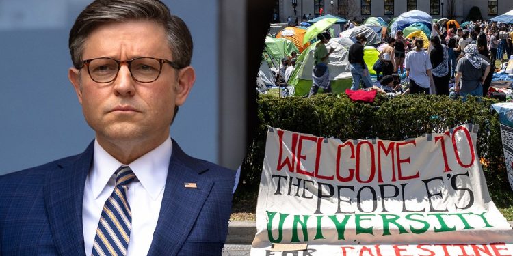 Johnson to kick off wide-ranging House probe on college campus antisemitism