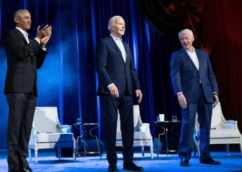 Bill and Hillary Clinton tap into their money men for Biden’s battle against Trump