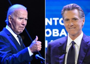 ‘I would never turn my back on President Biden’: Newsom shows support at presidental debate