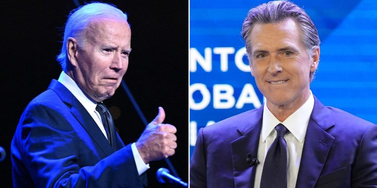 ‘I would never turn my back on President Biden’: Newsom shows support at presidental debate
