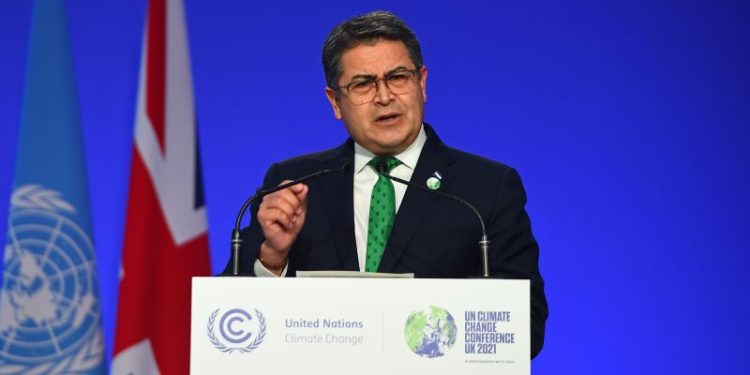 Former Honduran president sentenced to 45 years in prison on drug trafficking charges