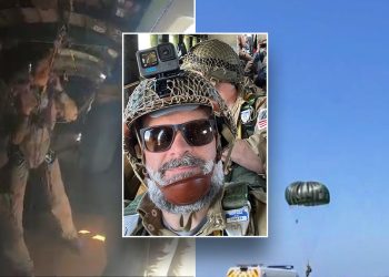 WATCH: House lawmakers parachute out of WWII-era plane at Normandy