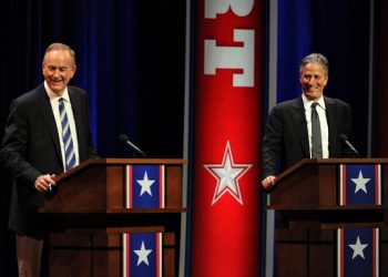 Old rivals Bill O’Reilly and Jon Stewart reunite to spar on ‘The Daily Show’