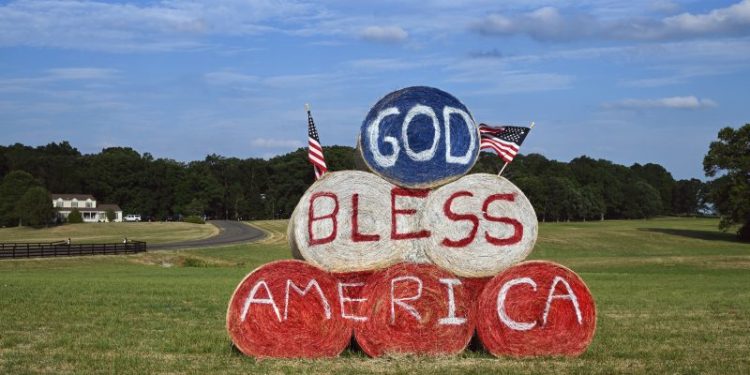 The partisan gap in views of American greatness