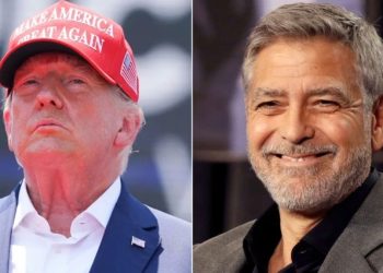 Trump roasts Biden with clip from Clooney movie after actor calls for president to drop out of race