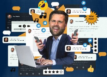 A true millennial, JD Vance posted his whole life — and his dog’s — online