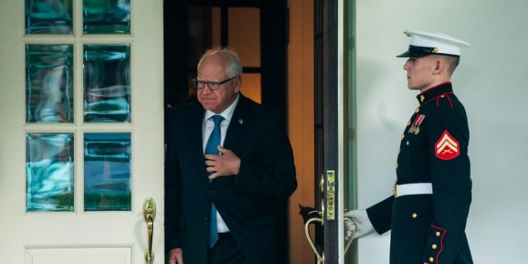 The fight to define Tim Walz