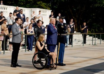 Trump visit to Arlington Cemetery sparks alleged altercation with aides