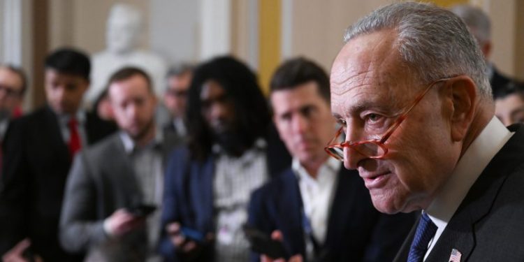Trump falsely calls Schumer a ‘proud member of Hamas’