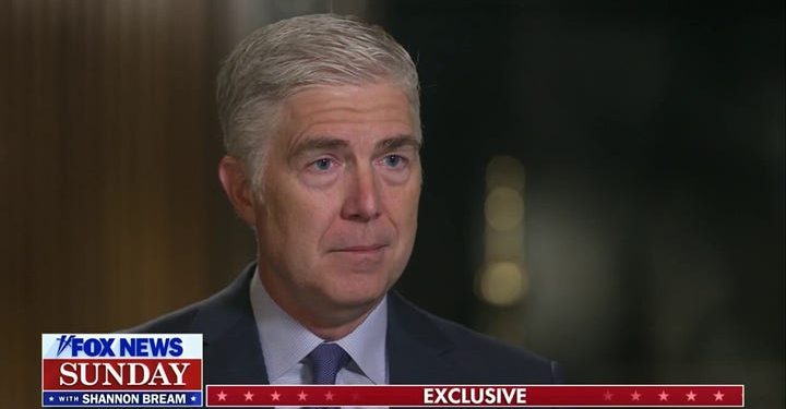 Gorsuch has stern message when asked about Biden Supreme Court proposals: ‘Be careful’