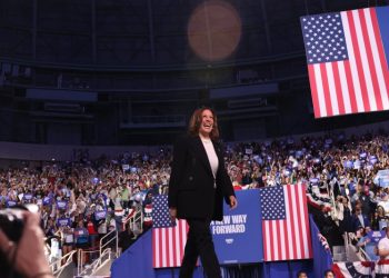 Building on debate momentum, Harris works to gain ground in redder areas