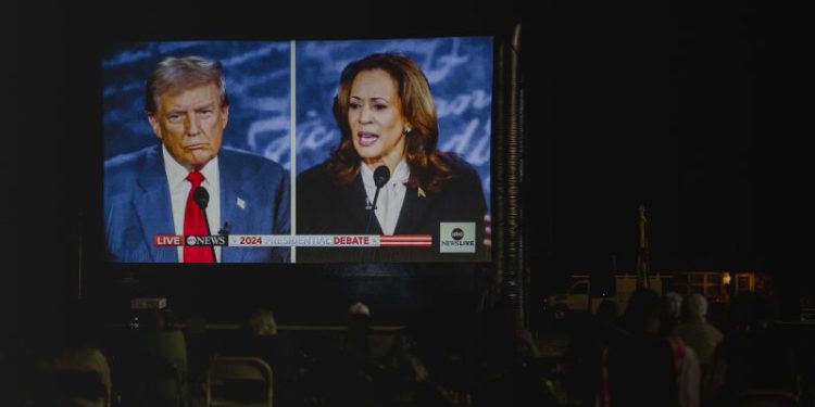 Harris significantly outspending Trump on television, digital ads
