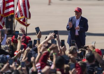 Trump says women love him. Polling shows a gender gap.