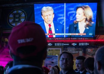 Jeers, cheers as D.C. watches Trump-Harris debate