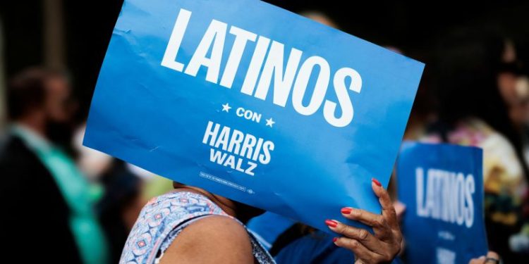 Harris pushes to recapture Latino support that fell under Biden