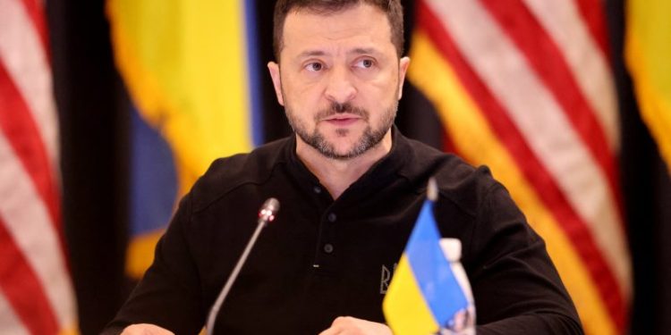 Ukraine’s Zelensky sharpens appeal to end restrictions on weapons