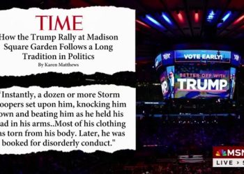 DEROY MURDOCK: I was at the Trump Madison Square Garden rally. MSNBC’s take is absolutely nuts