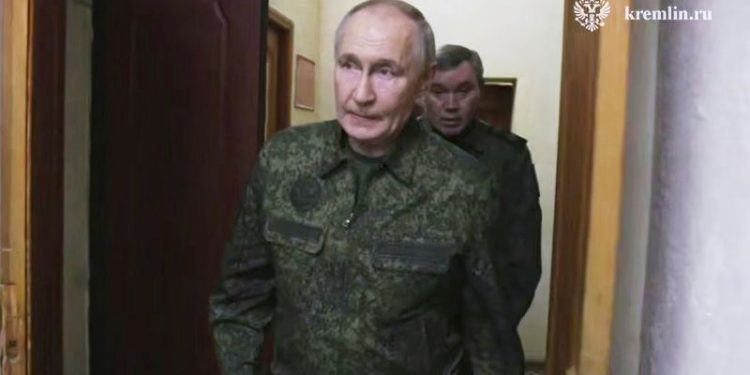 Putin makes surprise visit to Kursk as Trump says peace is ‘up to Russia now’