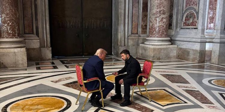 Zelensky says talks with Trump at pope’s funeral were their ‘best’ yet