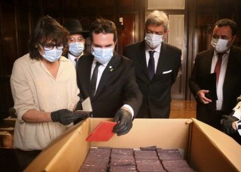 Dozens of boxes of Nazi materials found in basement at top Argentinian court